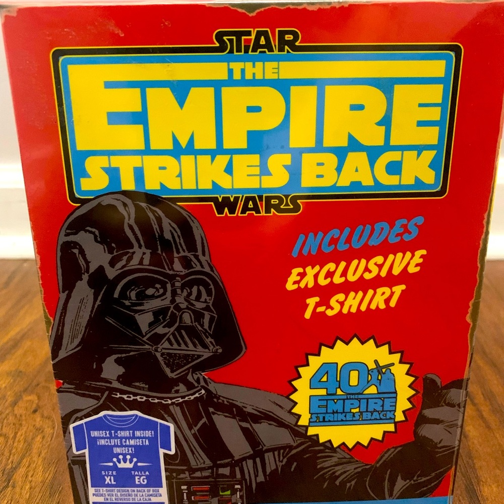 Luke I am your father shirt XL sealed in box funko pop